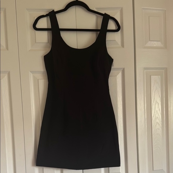 Mango Black Sleeveless Mini Dress - Picture 6 of 7
